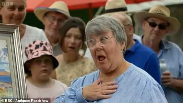 Ух ты: участница Antiques Roadshow потеряла дар речи, когда узнала, что дешевая картина стоит целое состояние