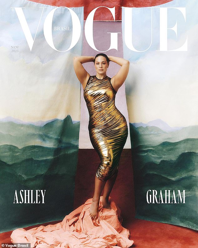 Нокаут: ее модное появление в Нью-Йорке произошло на обложке Vogue Brasil за ноябрь 2023 года.
