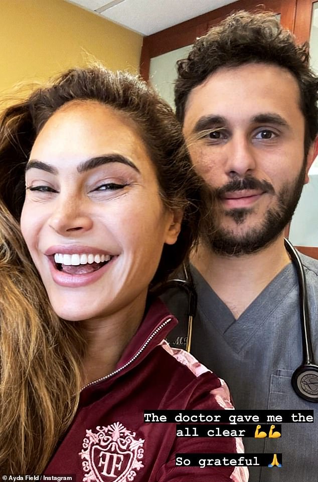 Поделившись в среду несколькими фотографиями в своей истории в Instagram, 44-летняя Айда объявила, что после серии тестов ей дали «все ясно».