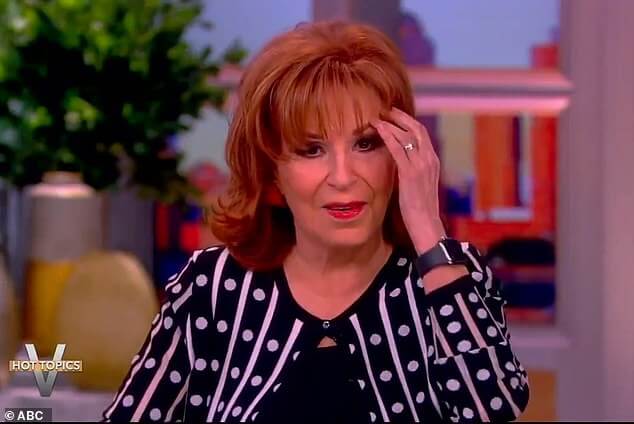 Джой Бехар из The View была ошеломлена во время пятничного эпизода, когда предупреждение о чрезвычайном землетрясении прервало прямую трансляцию.