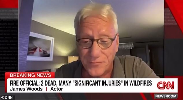 Недавнее сообщение Вудса в пятницу появилось через два дня после того, как он сломался во время интервью CNN, когда описал эвакуацию своего дома в Пасифик-Палисейдс во время лесных пожаров в Лос-Анджелесе.