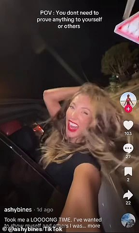На этой неделе 35-летняя популярная певица опубликовала в TikTok ролик, на котором она высунулась из окна движущегося автомобиля.