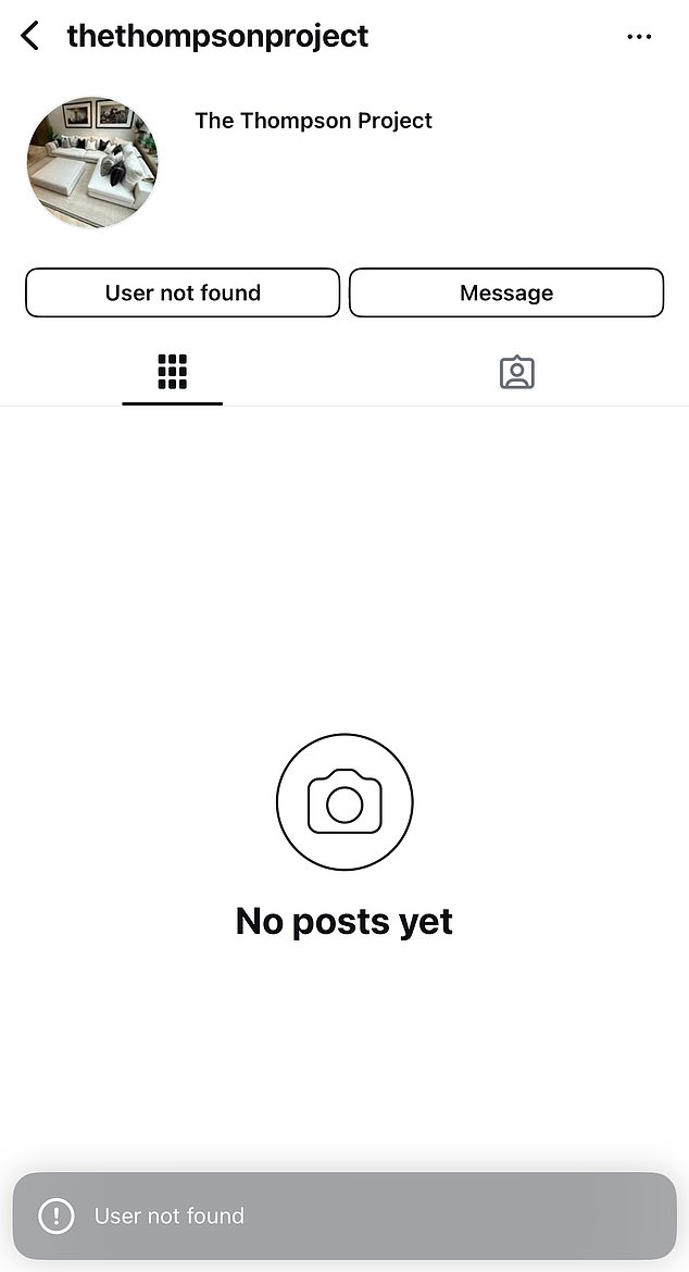 Сэм и Зара также удалили свой совместный аккаунт в Instagram, который был посвящен их домашнему ремонту.