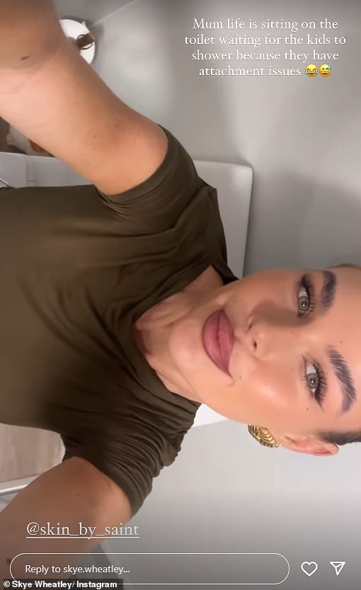 Скай опубликовала в Instagram видео, в котором показала, на что она готова пойти, чтобы обеспечить своим мальчикам хороший уход